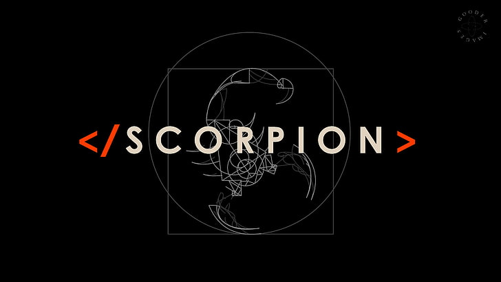 Scorpion-logotyp, Scorpion (TV-show), kod, dumma TV-program, HD tapet