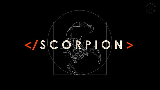 Логотип Scorpion, Scorpion (тв шоу), код, тупые телешоу, HD обои HD wallpaper