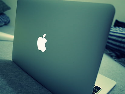 серебристый MacBook, MacBook, MacBook, Apple Inc., OSX 10.10, компьютер, HD обои HD wallpaper