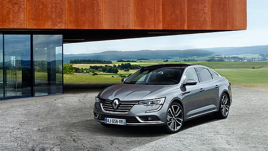 2015 Renault Talisman gray car, 2015, Renault, Gray, Car, HD wallpaper HD wallpaper