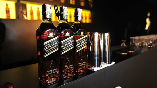 Essen, Johnnie Walker Scotch Whisky, HD-Hintergrundbild HD wallpaper