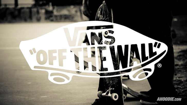 Logotipo de Vans Off the Wall, skateboarding, Fondo de pantalla HD