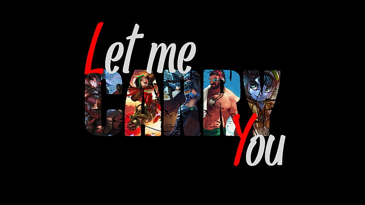 Collage de champions de League of Legends, League of Legends, ADC, Kalista, Jinx (League of Legends), Tristana, Vayne (League of Legends), Fond d'écran HD
