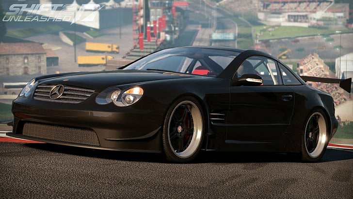 amg, benz, cars, games, mercedes, shift, sl65, speed, unleashed, video, HD wallpaper