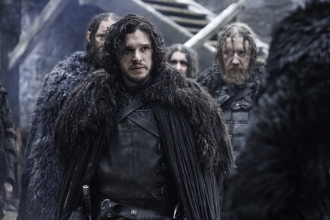 Jon Snow aus Game of Thrones, Spiel der Throne, Jon Snow, Kit Harington, Nachtwache, HD-Hintergrundbild HD wallpaper