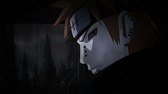 Naruto Shippuden, Schmerz, Akatsuki, Rinnegan, Dunkelheit, HD-Hintergrundbild HD wallpaper