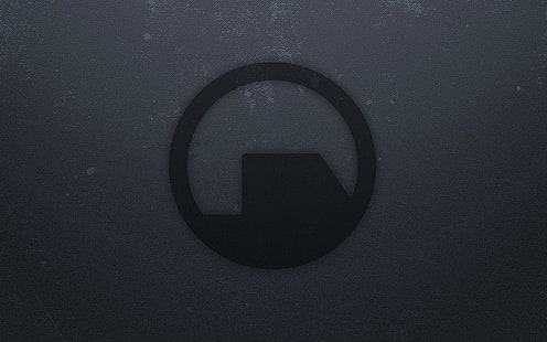 simples, logotipo, videogames, Half-Life, Black Mesa, HD papel de parede HD wallpaper