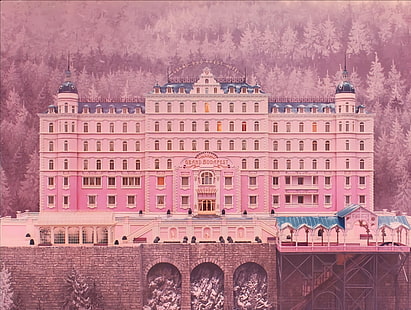 det stora budapest hotellet, HD tapet HD wallpaper