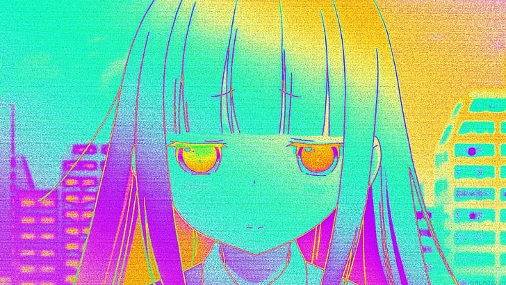 Anime, Aesthetic, Girl, HD wallpaper