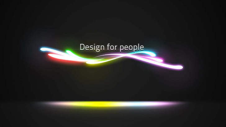 Design for people HD, black, colors, design, light, people, HD wallpaper