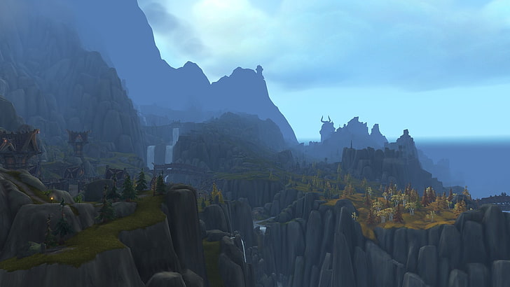 월드 오브 워크래프트, 높은 산, 군단, HD 배경 화면