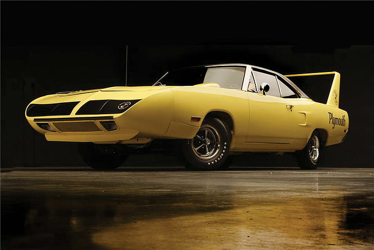 1970 Plymouth Road Runner, yellow plimouth super bird, muscle car, road runner, plymouth, classic, cars, HD wallpaper