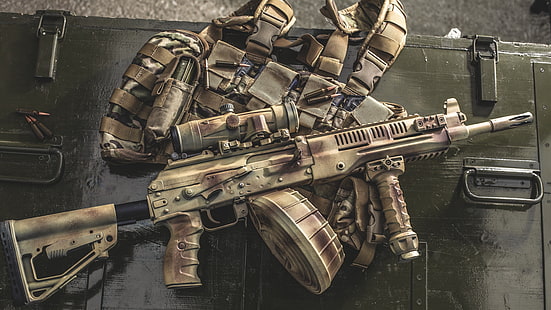 Пулемет, РПК-16, Разгрузочный, HD обои HD wallpaper