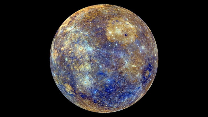 Planeta, Merkury, Przestrzeń, Blask, Tapety HD