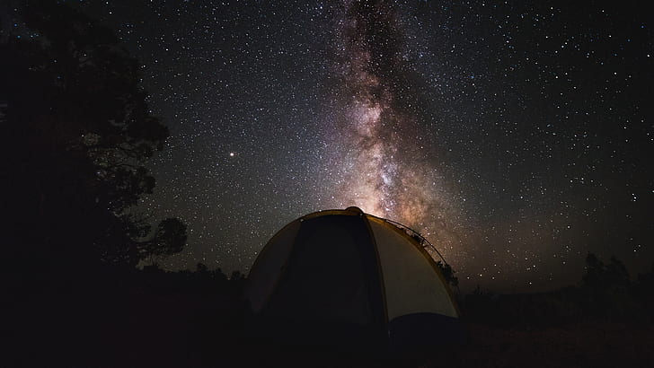 Natur, Milchstraße, Sterne, Landschaft, HD-Hintergrundbild