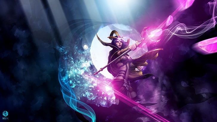 wallpaper digital karakter penyihir permainan, League of Legends, LeBlanc (League of Legends), Wallpaper HD