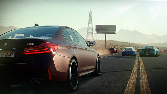 Need for Speed ​​Payback, BMW, BMW M5, Car, Need For Speed, HD тапет HD wallpaper