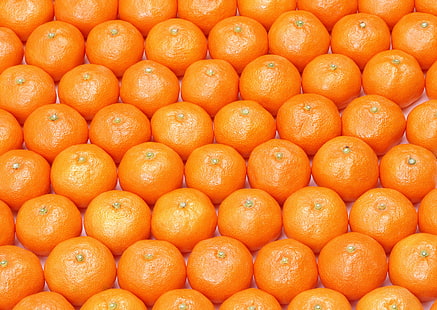 lote de frutas laranja, tangerinas, frutas, maduro, HD papel de parede HD wallpaper