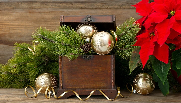 休日クリスマスブランチボール、その他、休日、クリスマス、クリスマスボール、枝、ボール、 HDデスクトップの壁紙