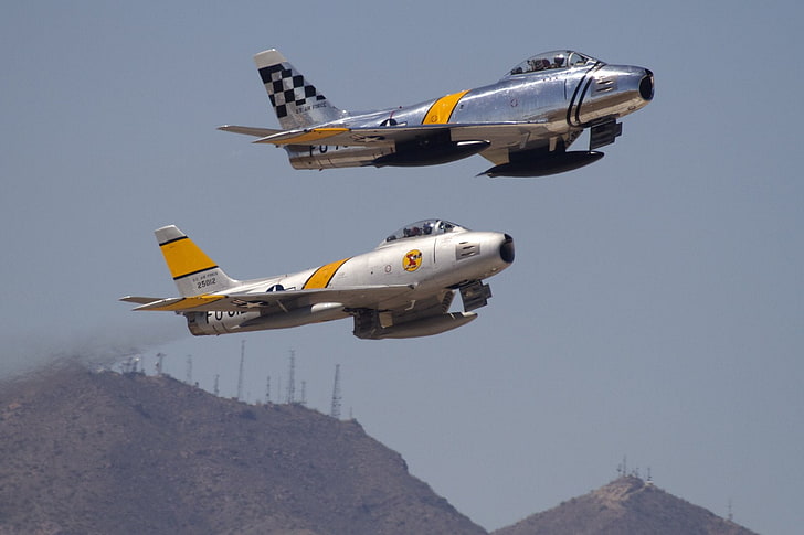 1949, flygplan, amerikansk, f 86, stridsflygplan, jetflygplan, militär, norr, sabel, oss flygvapen, HD tapet