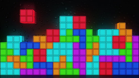 บทคัดย่อ Tetris, วอลล์เปเปอร์ HD HD wallpaper