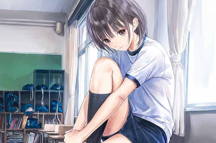 Anime Girls, Artwork, Kishida Mel, HD-Hintergrundbild