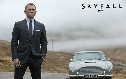James Bond 007 Skyfall, 007 agente, agente de bonos, bond 007, skyfall, Fondo de pantalla HD HD wallpaper