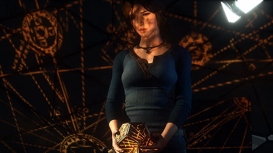Ascensão do incursor do túmulo, Lara Croft, HD papel de parede HD wallpaper