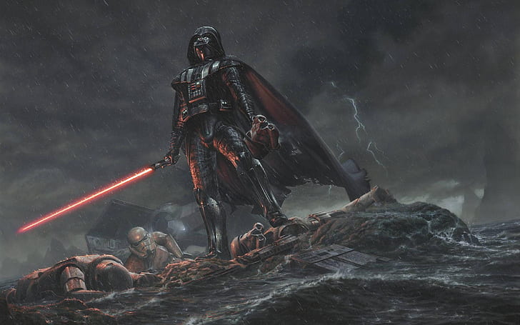 Darth Vader Star Wars Stormtrooper, HD wallpaper