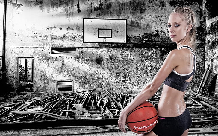 Sport girl, basketball, workout, Sport, Girl, Basketball, Workout, HD wallpaper