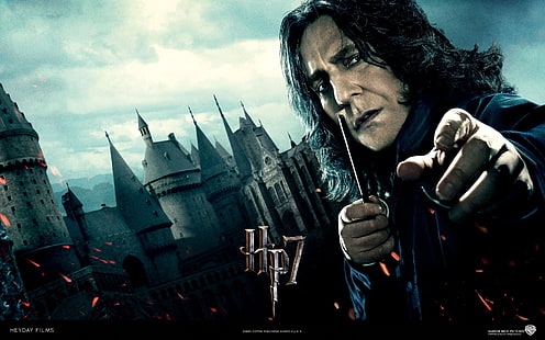 Harry Potter e as Relíquias da Morte, Severus Snape, Alan Rickman, HD papel de parede HD wallpaper
