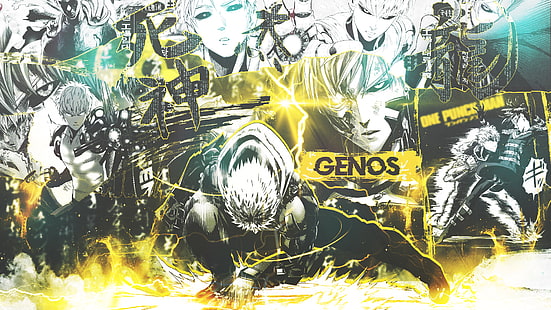 Аниме, Человек с одним ударом, Genos (Человек с одним ударом), HD обои HD wallpaper