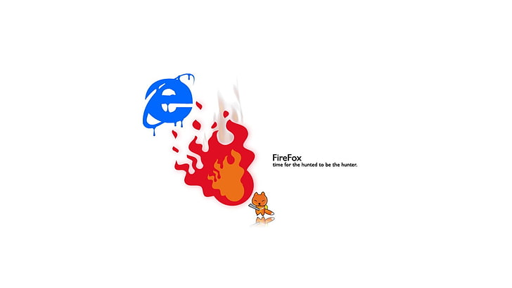 Wallpaper digital FireFox, Mozilla Firefox, Internet Explorer, Wallpaper HD