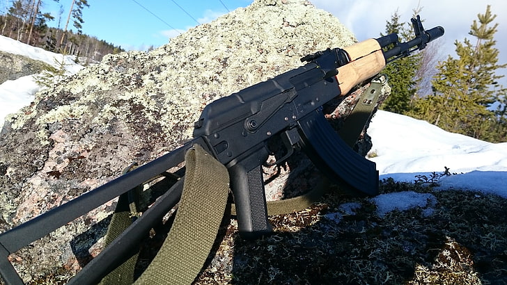 arma, airsoft, rifles, rifle de assalto, rússia, kalashnikov, AKS-74, HD papel de parede