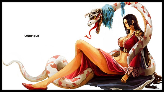 One Piece Boa Hancock, One Piece, Shichibukai, Boa Hancock, Schlange, Anime Girls, HD-Hintergrundbild HD wallpaper