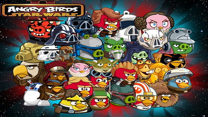 Angry Birds, Angry Birds: Star Wars 2, Wallpaper HD