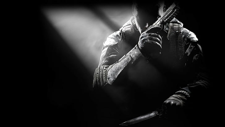 duty, 2, background, ops, games, Video, pc, call, black, HD wallpaper