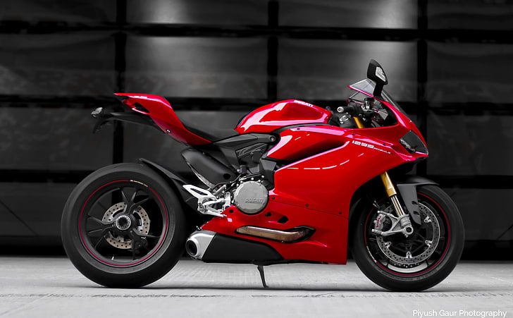 Ducati Panigale 1299S, vélo de sport noir et rouge, Motocyclettes, Ducati, superbikes, italien, panigale, 1200s, moto, Fond d'écran HD