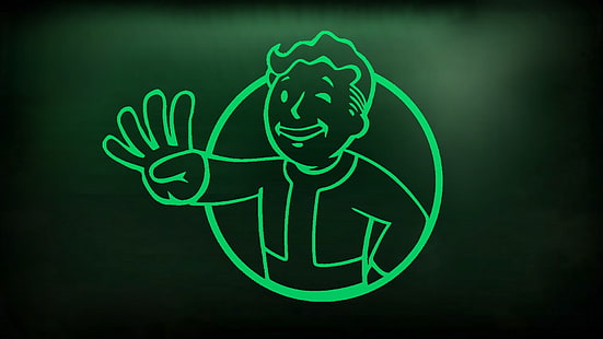 Vault Boy-Logo, Fallout, Fallout 4, Vault Boy, HD-Hintergrundbild HD wallpaper