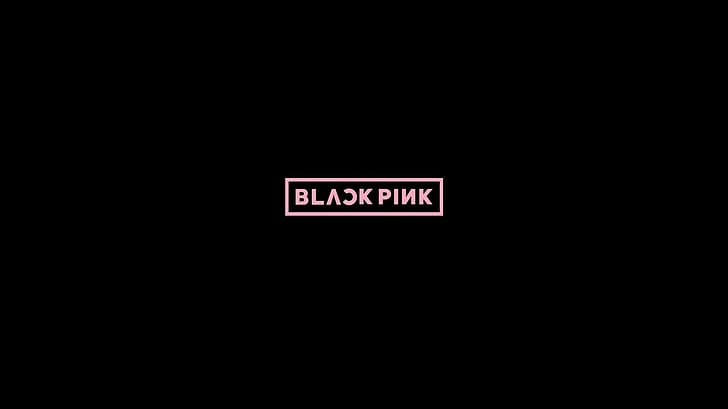 noir, rose, K-pop, minimalisme, Fond d'écran HD