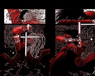 Hellsing Alucard вампиры Александр Андерсон 1280x1024 Аниме Hellsing HD Art, Alucard, Hellsing, HD обои HD wallpaper