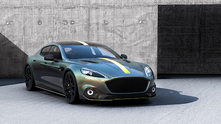 coches eléctricos, 4K, Aston Martin Rapide AMR, Fondo de pantalla HD