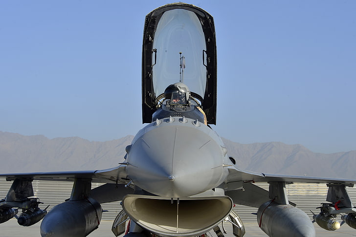 flygplan, militär, flygplan, US Air Force, General Dynamics F-16 Fighting Falcon, HD tapet