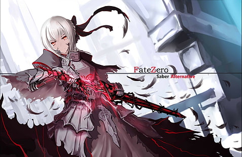 Sabre Alter, Fate / Zero, HD обои HD wallpaper