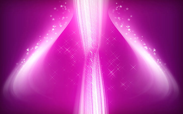 Pink Glow Abstract, pink, glow, abstract, Wallpaper HD
