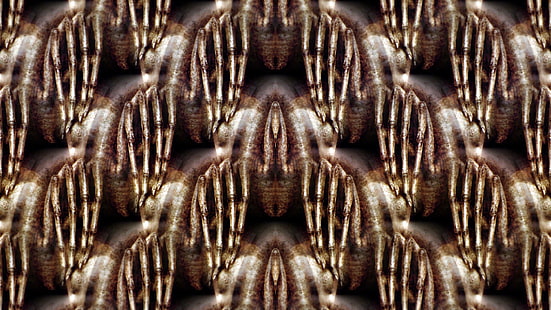 symétrie, motif, H. R. Giger, Fond d'écran HD HD wallpaper