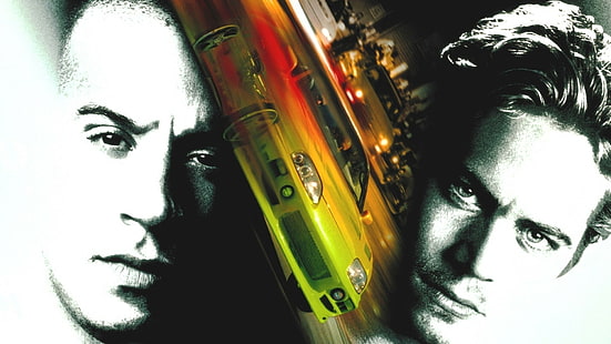 Paul Walker, Vin Diesel, Fast and Furious, Filme, HD-Hintergrundbild HD wallpaper