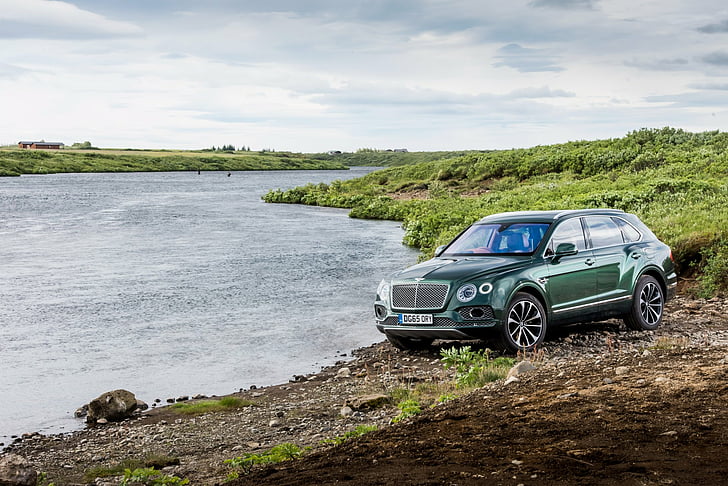 Bentley, Bentley Bentayga, Car, Green Car, Luxury Car, SUV, Vehicle, HD wallpaper