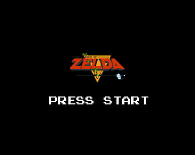 Zelda Black 8-битов Nintendo NES HD, видео игри, черен, nintendo, zelda, 8, битов, нес, HD тапет HD wallpaper