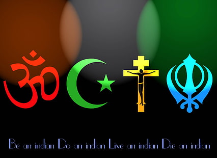 Религиозный, индуизм, символ, HD обои HD wallpaper